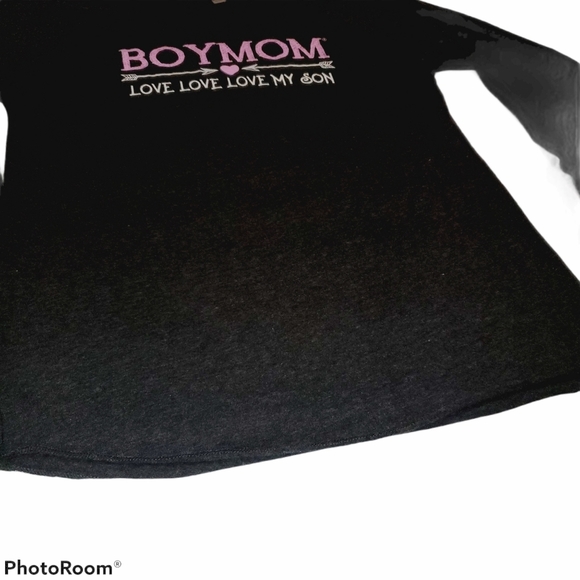 Next Level Relaxed Fit "Boy Mom" Long Sleeve Tee 357 - Picture 4 of 5